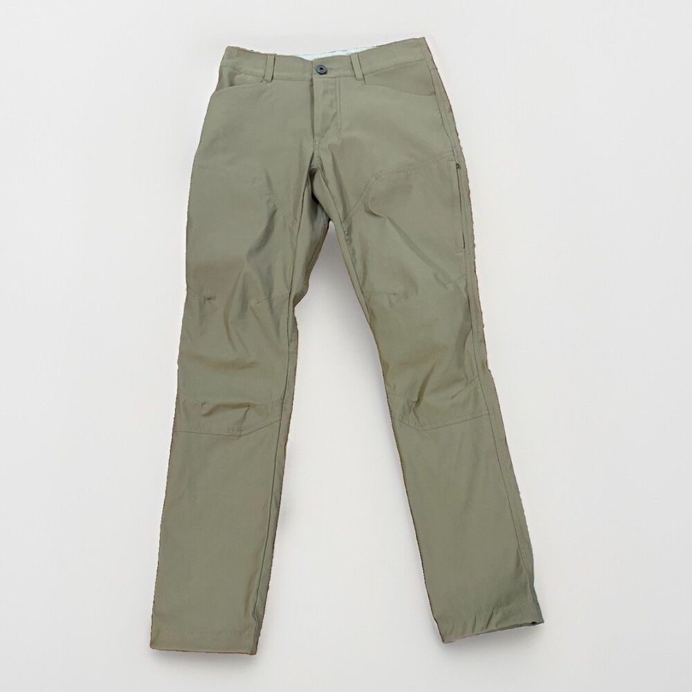 Kuhl Pants Mens 28x32 Beige Stretch Lightweight Hiking Outdoors Adjustable Ankle